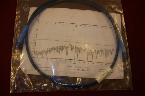 This is for a new in the package pair of Sucoflex-104PE SMA test cables w/data.