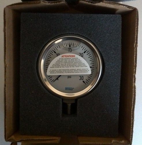 Wika Instrument LP 30PSI Pressure Gauge 9833590