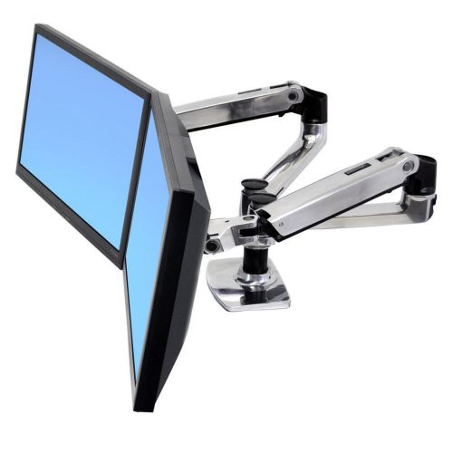 Ergotron lx dual side-by-side arm 45-245-026 for sale