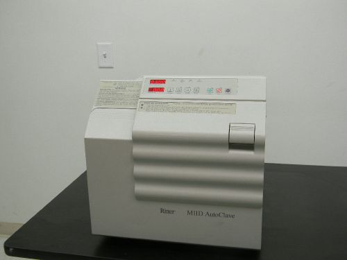 Midmark ritter m11d automatic sterilizer autoclave m11d-001 with trays for sale