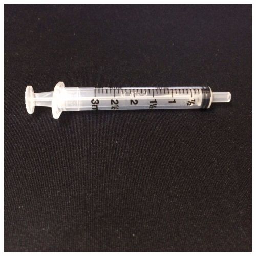 5 pack - 3ml bd oral medicine syringe with caps for sale