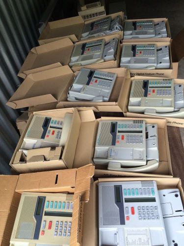 Lot of 10 Meridian Business / Office Phones and Handsets Model M7208