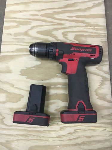 2 Pieces!! Used Snap On CT 761A 3/8&#034; Cordless Ratchet &amp; CDR 761A 3/8&#034; Drill