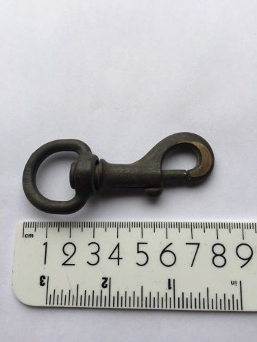 Vintage Brass Swivel Snap Hook 3 Inch