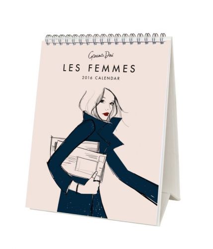 NEW - Rifle Paper Co. - 2016 Desk Calendar - &#034;Garance Dore Les Femmes&#034; - 72% OFF