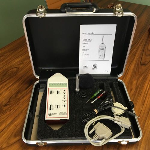Quest Technology Model 2800 TYPE 2 SOUND LEVEL METER in Case