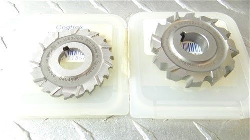 NEW !! LOT OF 2 MILLING CUTTERS 2&#034; W\5/8&#034; BORES CONTROX