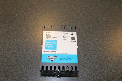 AUTOMATION DIRECT PS12-050D (50W) INDUSTRIAL POWER SUPPLY *NEW NO BOX*