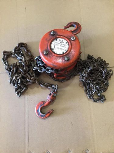 Heavy duty used industrial mp 1 ton hand chain fall 10 ft lift hoist for sale