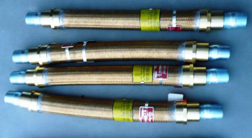 Lot of four (4) appleton exgjh312 1&#034; x 12&#034; explosion proof flexible couplings for sale