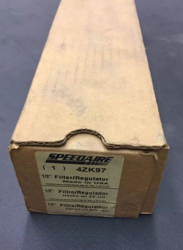 New! speedaire filter regulator 1/2&#034; npt, model 4zk97, 5-150 psi cheap! for sale