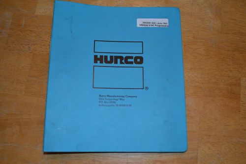 HURCO cnc Programming Manual Ultimax 3