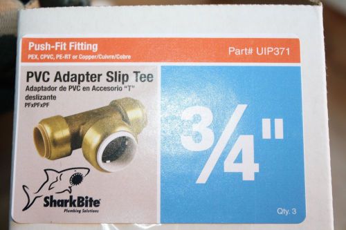Sharkbite 3/4 in. pvc X 3/4 in. cts X 3/4 in.cts   PVC adpter slip tee fitting