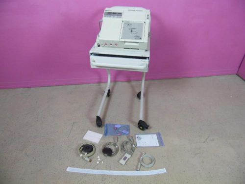 Hp series 501p fetal monitor on rolling stand for sale