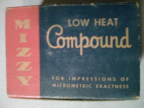 MIZZY  Dental Cakes  Low Heat Compound For Impressions Of Micrometric Exactness