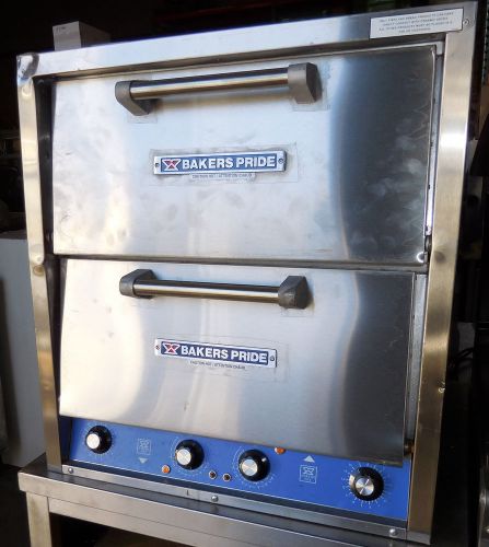 Pizza oven, counter top, 2 bake chambers, 4 decks, bakers pride p44s electric for sale