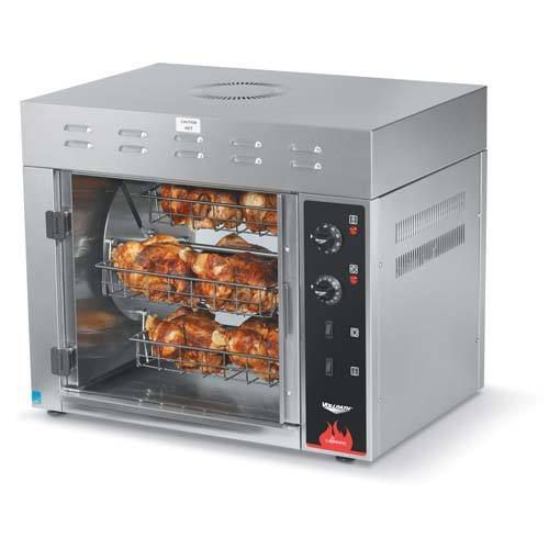 New Stainless Steel Commercial Rotisserie Oven - 15 Bird Capacity Easy Cleaning