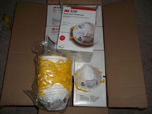3M 8210 Particulate Respirator Mask Case of 8 Boxes/160 Masks New Free Shippping