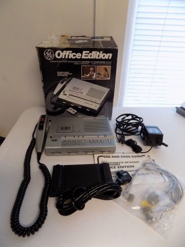 GE Microcassette Dictating &amp; Transcribing System Office Edition Complete 3-5161