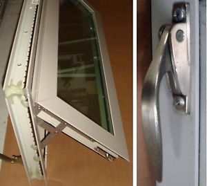 Window, new, aluminum, dual pane insulated, awning style, for 36&#034; x 16&#034; opening for sale