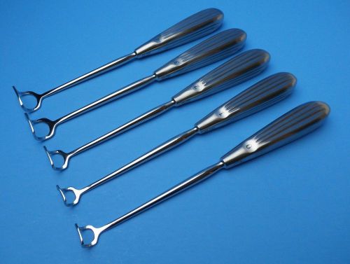 BARNHILL Adenoid Curette Set of 5(Size 0,1,2,3,4)8-1/2&#034; Surgical Instruments.