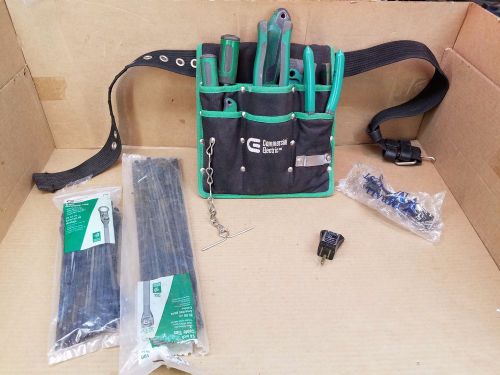 Commercial electric electrical tools, workers electrical utility belt &amp; zip ties for sale
