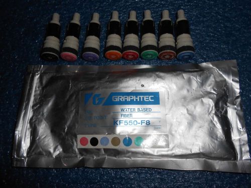 Graphtec kf550-f8 -- eight plotter fiber tip pins ---- inventory lot 856 for sale