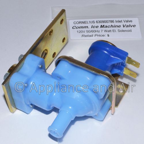 CORNELIUS 630900786 1012545 Water Inlet Valve SHIPS TODAY with USPS MAIL