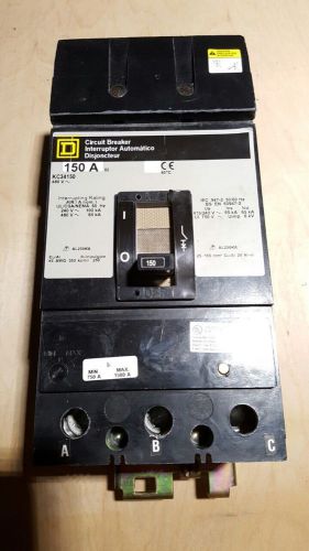 Square d breaker kc34150 150a 150 a amp 480v volt 3 pole fully tested for sale