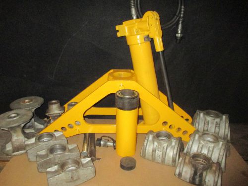 GB / ENERPAC PORTABLE HYDRAULIC PIPE BENDER W/ shoes 25-ton Ram RC-256