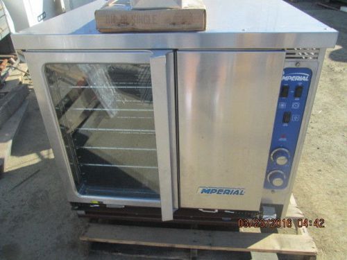 IMPERIAL STAINLES STEEL CONVECTION GAS OVEN MODEL ICVG-2A 140,000 BTUs
