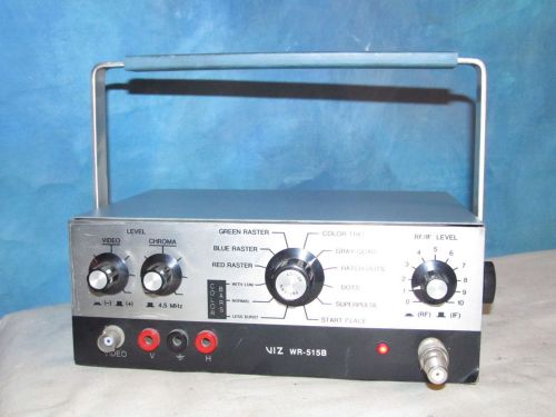 Vintage VIZ WR-515 B Color Bar Signalyst/Generator J739
