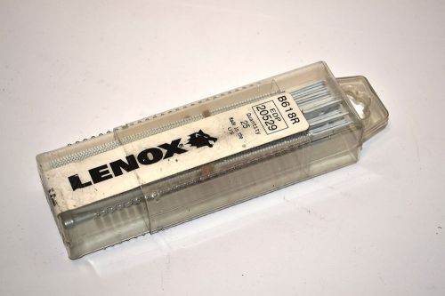 25 new lenox 6&#034; x 18tpi  3/4&#034; wide bi-metal  reciprocating saw blades wl13.3.11 for sale
