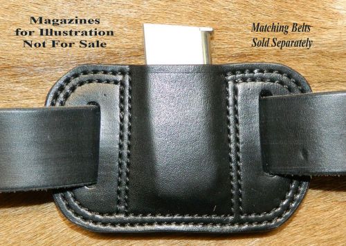 Leather mag pouch  9mm single stack magazine sig p938 by gary c&#039;s leather for sale