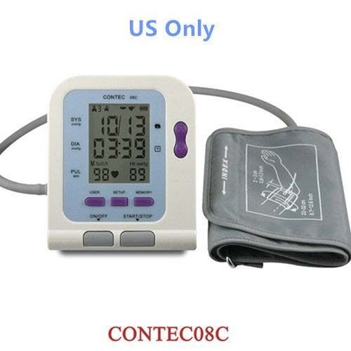 Automatic Digital LCD Arm Blood Pressure Monitor &amp; Heart Beat Rate/pulse,FDA