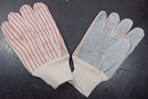 Leather Palm Gloves, Men&#039;s L, 12 PR, Cowhide, Y3204L-LS |PS4| RL