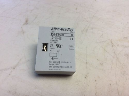 Allen Bradley 100-ETA30 Electronic Timing Module On Delay 100ETA30 100