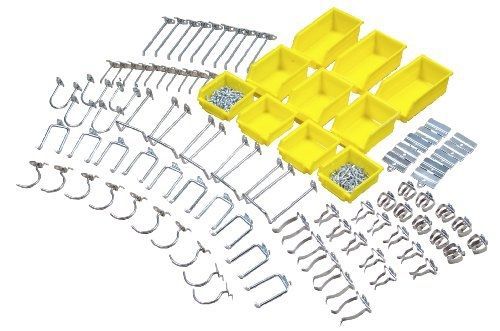 Triton Products 76995 DuraHook Zinc Plated Steel Hook and Bin Assortment for