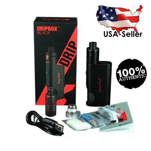 Authentic kanger dripbox black 60w drip box mod vaporizer kit w subdrip rda for sale