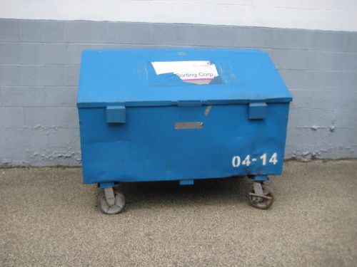 Jobox knack greenlee gang box job site metal roll around tool box on casters for sale