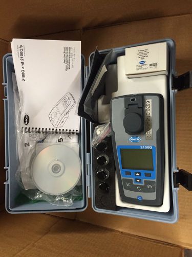HACH 2100Q portable Tubidity meter set In Case With Manual &amp; Extras