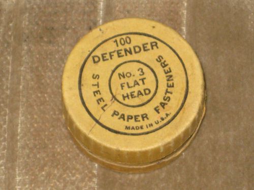 Vintage Defender Paper Fasteners