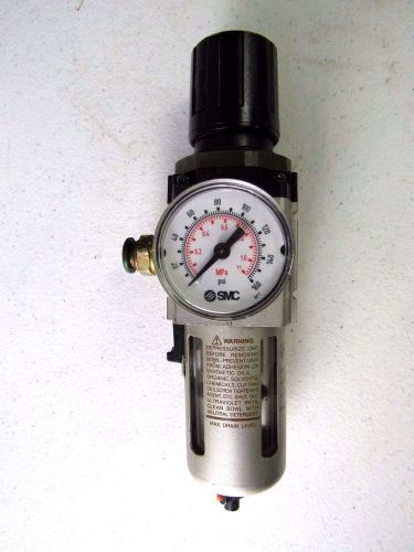 Smc naw3000-n03 0.05-0.85mpa solenoid filter regulator * used * for sale