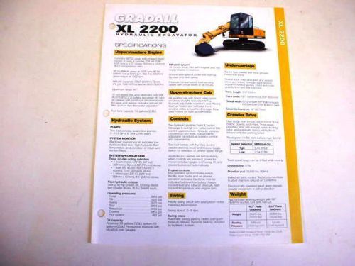 Gradall XL 2200 Brochure