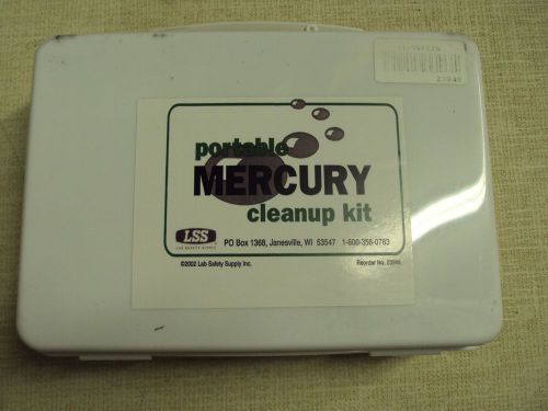 NEW Portable Mercury Spill Cleanup Kit 23945 LAB SAFETY Hg Clean Up Kit