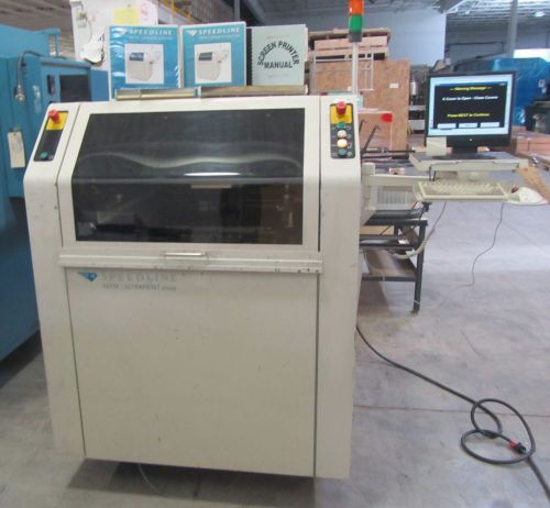 Mpm up2000 hie stencil printer automatic ultraprint smt pcb speedline screen for sale