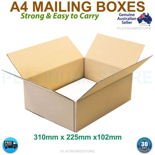 50 x bx2 mailing boxes australia post shipping cardboard box 300x220x110mm for sale