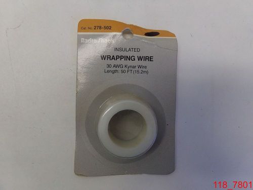Radioshack 278-502 50-ft. White Insulated Wrapping Wire 30awg