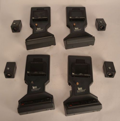 Lot of 4 kustom signals eyewitness in car video audio security camera w/ camera for sale