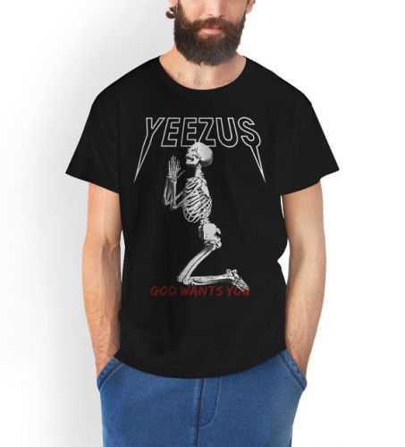 Yeezus God Wants You t-shirt Kanye west Shirt yeezus tour merchandise for unisex